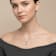 Initial B Mixed Cut CZ Pendant Necklace In Sterling Silver 18 Inch