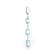 Sky Blue Cushion Topaz Sterling Silver Earrings 19ctw