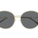 Gucci Gold Tone Frame with Tortoise Accent / Gray Frame Round Sunglasses