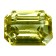Yellow Sapphire Loose Gemstone10x7.4mm Emerald Cut 4.19ct