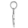 Rhodium Over 14k White Gold Satin Angel Coin Charm