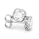 Moissanite Cushion-Cut Stud Earrings In Platinum-Enhanced Sterling
Silver 2.10ctw Diamond Equivalent Weight