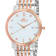 Adee Kaye Men's Simplicity Two-tone Stainless Steel Bracelet Watch