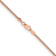 14k Rose Gold 1.7mm Solid Polished Spiga 20 Inch Chain