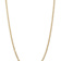 14k Yellow Gold 3.8mm Solid Open Concave Curb 22 Inch Chain