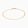 Herringbone Chain Bracelet In 18K Gold Over Sterling Silver 8"