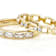 Moissanite Baguette And Round Stackable Ring Set Of 2 In 14K Gold Over
Sterling Silver