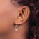 14k Yellow Gold and Rhodium Over 14k Yellow Gold Diamond-Cut Cat Outline
Dangle Earrings