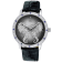 Adee Kaye Women's Seahorse Black Leather Strap Watch