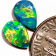 Opal on Ironstone 9x6mm Oval Doublet Set of 2 1.55ctw