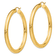 14k Yellow Gold Polished 2 3/16" Hoop Earrings