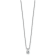 Rhodium Over 14K Gold 1/4 ct. 4.0mm Round G H I True Light Moissanite
Solitaire Pendant with Chain