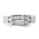Rhodium Over 10K Gold Lab Grown Diamond Men's Ring