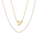 CZ Initial Y Tennis Necklace And Pendant Set In 14K Gold Over Brass 4.05ctw