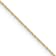 14k Yellow Gold 0.4mm Cable 16 Inch Chain