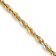 14k Yellow Gold 1.5mm Diamond-cut Rope 16 Inch Chain