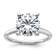 Rhodium Over 14K White Gold 3 5/8 ct. D E F Pure Light Round Moissanite
Solitaire Ring