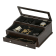 Mele and Co Hampden Men's Glass Top Wooden Dresser Top Valet