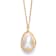Cultured Freshwater Pearl Drop Pendant in 14k Gold Over Silver
