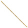 10k Yellow Gold 5.25mm Textured Fancy Link Bracelet