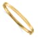14K Yellow Gold Flexible Bangle Bracelet