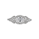 White Cubic Zirconia Rhodium Over Sterling Silver Ring 1.43ctw