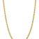 14k Yellow Gold 6mm Solid Rope 28 Inch Chain