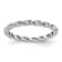 Sterling Silver Stackable Expressions Aquamarine Ring 0.21ctw