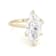 Lab-Grown Diamond Marquise Solitaire Ring In 14K Yellow Gold 4.00ct