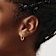 14k Rose Gold Polished 9/16" Endless Tube Hoop Earrings