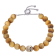 Gold Tigers Eye Two-Tone Rhodium Over Sterling Silver And 10k Rose Gold Bracelet