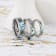 MAUI Tungsten Wedding Band with Mother of Pearl Inlay 6mm