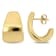 21MM Semi-Hoop Earrings in 14k Yellow Gold Over Sterling Silver