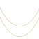 Snake ChaIn Necklace With Diamond-Cut Stations Set Of Two In 18K Gold
Over Sterling Silver