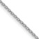 14k White Gold 1.2mm Parisian Wheat Chain 14 Inches