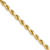 14k Yellow Gold 3mm Diamond-Cut Rope Link Chain