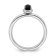 Sterling Silver Stackable Expressions Onyx Polished Ring