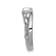 Rhodium Over 14k White Gold Diamond Stars Chain Slide Pendant