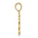 14K Yellow Gold Polished Christmas Tree Pendant
