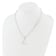 Rhodium Over Sterling Silver 3-5.5mm Freshwater Cultured Pearl LETTER V
18-inch Necklace