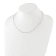 14K White Gold Polished Fancy Link Necklace