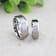 SHIRE Titanium Brushed Center Men’s Flat Wedding Ring with Polished
Beveled Edges 8mm