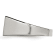 White Cubic Zirconia And Black Enamel Stainless Steel Signet Men's Ring