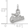 Rhodium Over Sterling Silver MLB Baltimore Orioles LogoArt Pendant