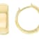 Classic Huggie Hoop Earrings In 18K Gold Over Sterling Silver
