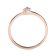 Lab Grown Diamond 10K Rose Gold Solitaire Ring, 0.20ct
