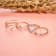 Lab Grown Diamond Accent 10K Rose Gold Spiral Design Bypass Ring, 0.06ctw