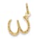 10K Yellow Gold Polished Letter w Initial Charm