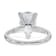 Rhodium Over 14K White Gold 3 1/2 ct. G H I True Light Pear Moissanite
Solitaire Ring