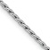 Rhodium Over 14k White Gold 1.25mm Solid Round Parisian Wheat 20 Inch Chain